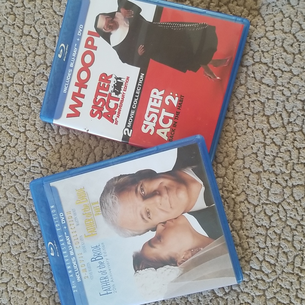 4 Blue Ray movies
